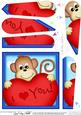 Chunky Monkey's Heart Fan Pyramage Topper