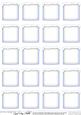 Blank Message Boxes to Fit Xmas Postbox Shaped Cards