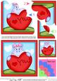 Hilda Hippo's Love Shell Edged Corner Side Stacker
