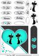 Kool Kats Purrfect Love Quick Card with Decoupage