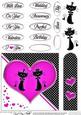 Kool Kats Purrfect Love Quick Card with Decoupage