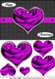 Romantic Roses Quick Card with Heart Shaped Pyramage