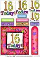 16th Birthday Quick Card with Pyramage