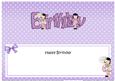 Girlz Birthday Large Dl Matching Insert