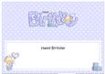 Birthday Large Dl Matching Large Dl Insert