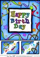 8 x 8 Birthday Scalloped Corner Topper