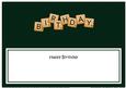 Word Game Birthday Matching Large Dl Insert
