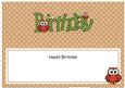 Owls Birthday Large Dl Matching Large Dl Insert