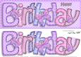 Butterfly Birthday Daughter Large Dl Quick Card 3D Decoupage