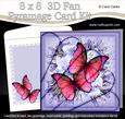 8 x 8 Butterflies & Flowers Fan Pyramage Kit