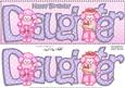Poodle Dog Birthday Daughter Large Dl 3D Decoupage