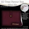 Leather Wallet Shaped Treat or Favour Box Mini Kit