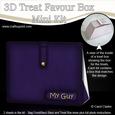 Leather Wallet Shaped Treat or Favour Box Mini Kit