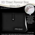 Leather Wallet Shaped Treat or Favour Box Mini Kit
