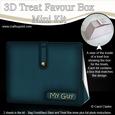 Leather Wallet Shaped Treat or Favour Box Mini Kit