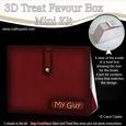 Leather Wallet Shaped Treat or Favour Box Mini Kit