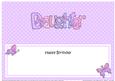 Birthday Daughter Butterflies Large Dl Matching Insert