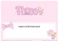 3nd Birthday Katie Large Dl Matching Insert