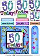 50th Birthday Quick Card with Pyramage