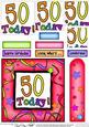50th Birthday Quick Card with Pyramage