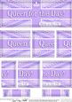 Uk Shabby Flag Queen for the Day Dl Side Stacker Topper