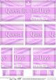Uk Shabby Flag Queen for the Day Dl Side Stacker Topper