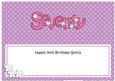 70th Birthday Gloria Large Dl Matching Insert