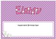 80th Birthday Nan Large Dl Matching Insert