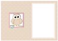A5 What a Hoot Owl Birthday Matching Insert