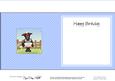 Hamish Scottie Dog N Postbox Matching Square Insert