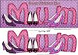 Large Dl Mothers Day Mum Quick Card N 3D Decoupage