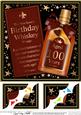 8 x 8 100th Birthday Whisky Scalloped Corner Topper