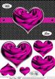 Romantic Roses Quick Card with Heart Shaped Pyramage