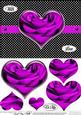 Romantic Roses Quick Card with Heart Shaped Pyramage