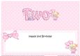 2nd Birthday Large Dl Matching Large Dl Insert