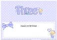 3rd Birthday Large Dl Matching Large Dl Insert