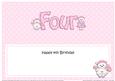 4th Birthday Large Dl Matching Large Dl Insert
