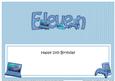 11th Birthday Large Dl Matching Large Dl Insert