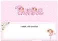 12th Birthday Large Dl Matching Large Dl Insert