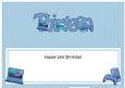 13th Birthday Large Dl Matching Large Dl Insert