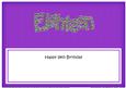 18th Birthday Large Dl Matching Large Dl Insert