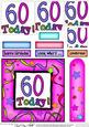 60th Birthday Quick Card with Pyramage