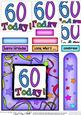 60th Birthday Quick Card with Pyramage