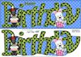 Scottie & Westie Dog Large Dl Birthday 3D Decoupage