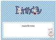 Westie Dog's Bithday Matching Large Dl Insert