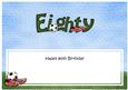 80th Birthday Large Dl Matching Large Dl Insert