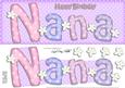 Large Dl Birthday Nana Butterflies Card & 3D Decoupage