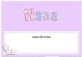 Birthday Nana Butterflies Large Dl Matching Insert