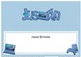 Birthday Justin Gadgets & Gizmos Large Dl Insert