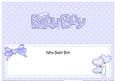 New Baby Boy Matching Large Dl Insert